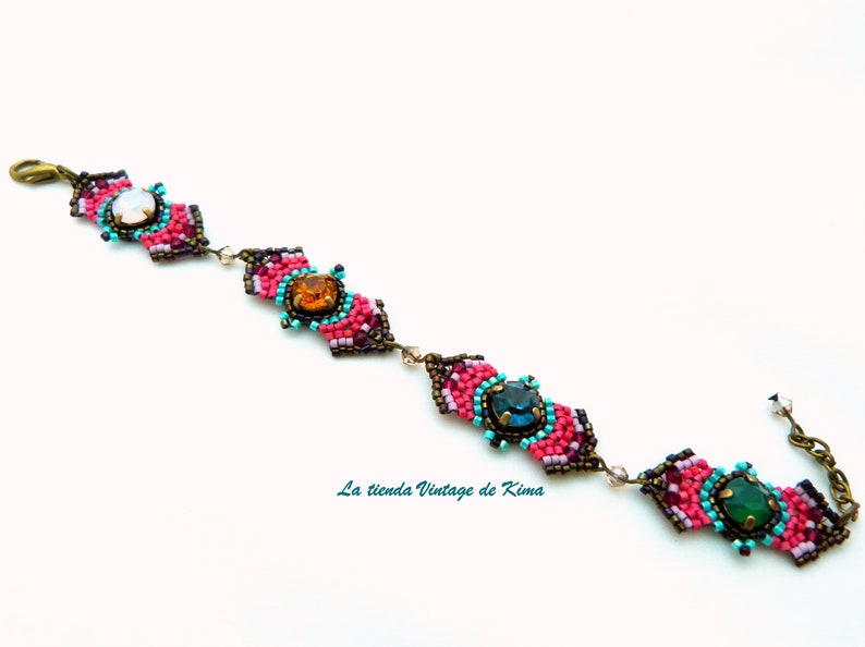 Bracelet with Swarovski art deco image 4