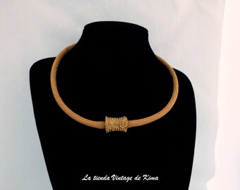 Women golden choker