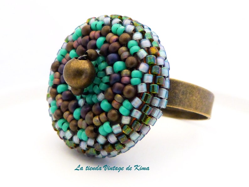 Round ethnic ring image 1