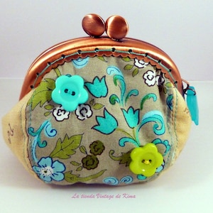 Purse fabric with nozzle Turquoise Bild 1