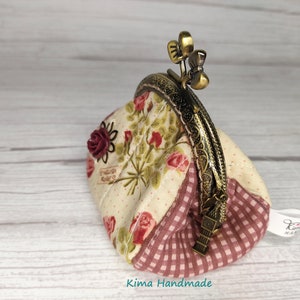 Fabric purse with nozzle, candy purse, women's purse, Christmas gift purse, handmade wallet, coin purse, coin holder image 8