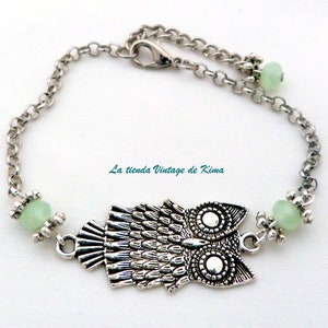 Vintage Style Bracelet 3 models BUHO (PLATEADA)