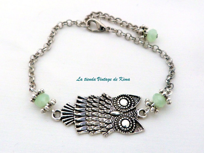 Vintage Style Bracelet 3 models BUHO (PLATEADA)