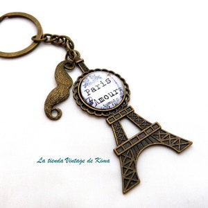 Keychain Eiffel Tower image 1