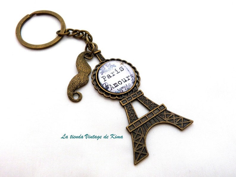 Keychain Eiffel Tower image 1