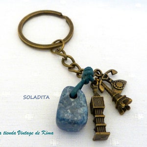 Keyrings with semiprecious stones image 2