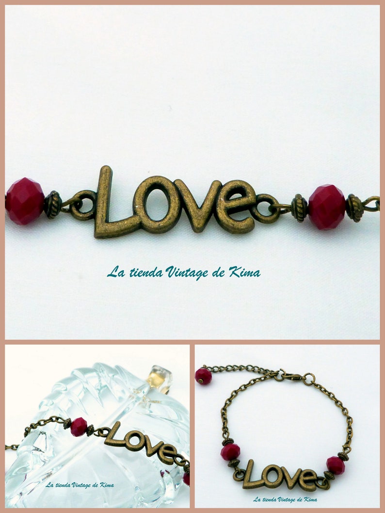 Vintage Style Bracelet 3 models LOVE