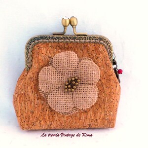 Purse with nozzle cork fabric image 2