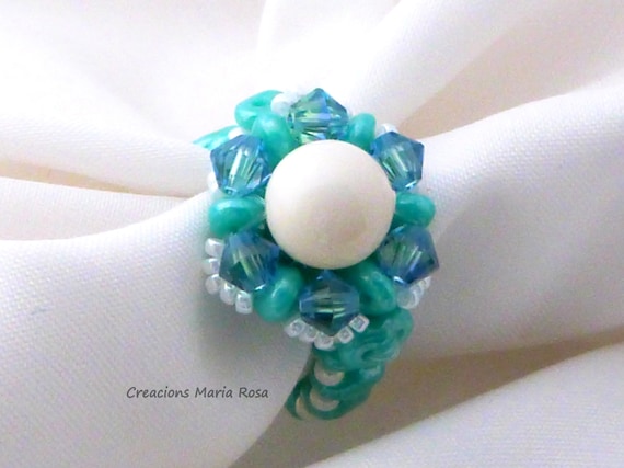 y Cristal Swarovski anillo hecho a mano anillo España