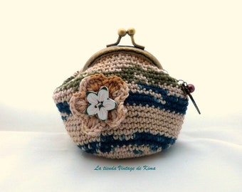 Monedero ganchillo crochet colores otoñales - España