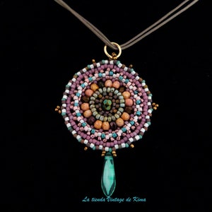 Boho style pendant mandala image 2