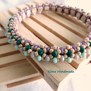 Beaded bracelet, bracelet for women, colorful bracelet, bracelet gift for wife, handmade bracelet, spring bracelet for women