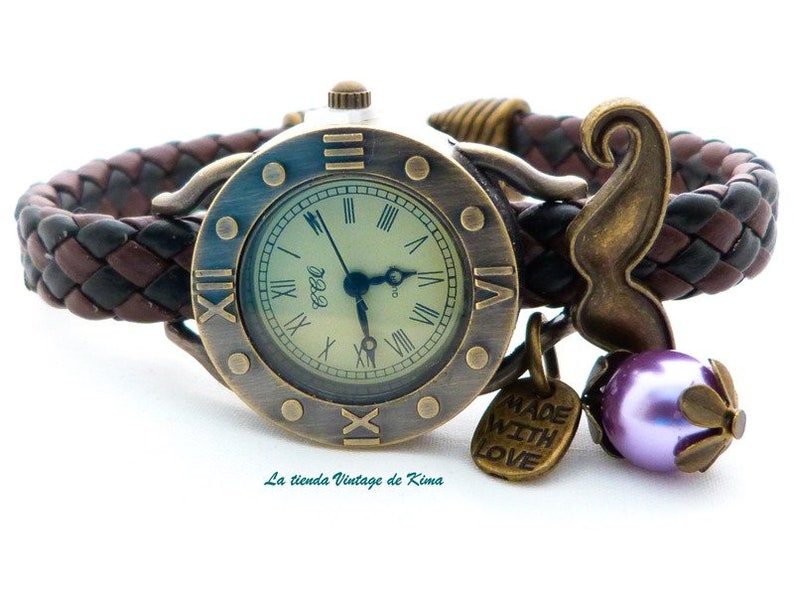 Wrist Watch braided leather image 2