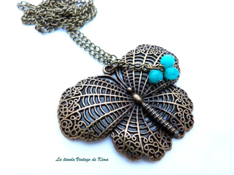 Butterfly Necklace-Pendant immagine 1