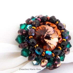 Swarovski crystal ring image 3