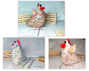 Fabric mobile phone holder, chicken holder, funny mobile phone holder, cell phone holder with chicken shape pillow, original gift,