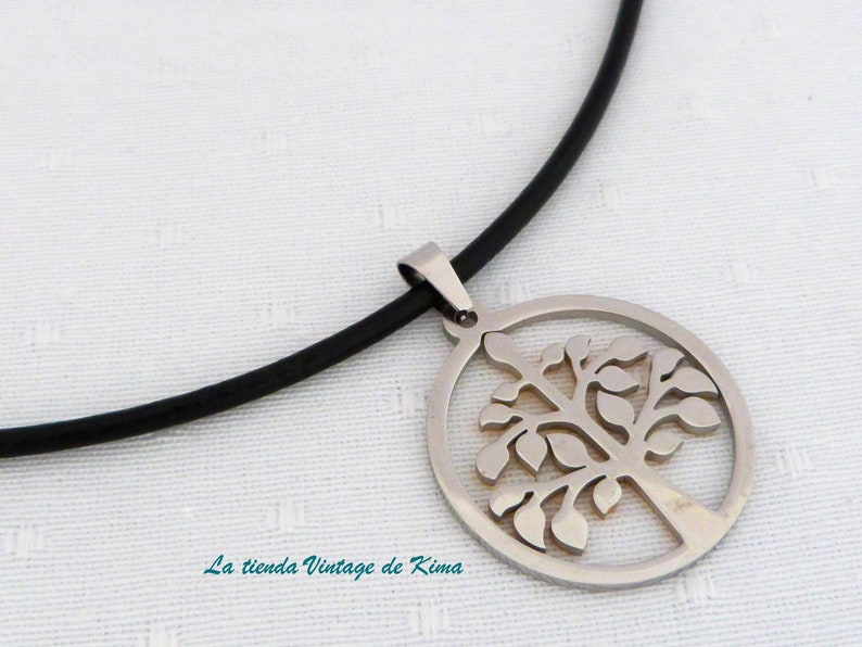 Double-sided unisex pendant tree of life image 2