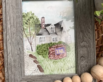 Custom Watercolor House Portrait,Watercolor House Painting,Personalized Housewarming Gift,First Home Gift,Realtor Closing Gift,Home Portrait