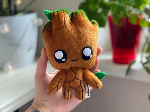 Baby Groot Guardianes De La Galaxia Juguete De Peluche Dol Etsy Baby Groot Guardianes De La Galaxia Juguete De Peluche Dol Etsy