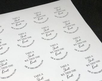 Wedding Stickers - 40mm - Take A Shot