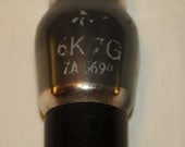 Vintage Valve tube 6K7G ZA5699 with military arrow