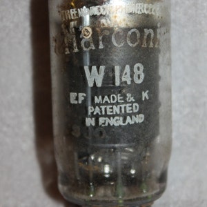 Vintage Valve / tube, Marconi W148