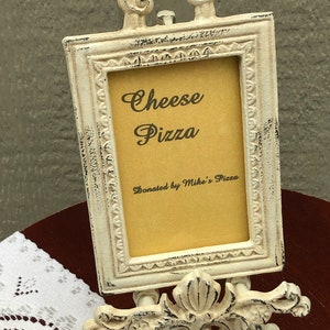 Frames Shabby Chic Vintage Iron Floral Frame with Stand