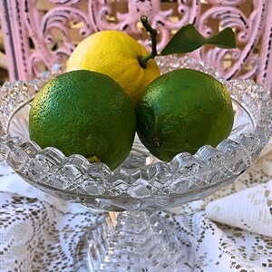 Vintage Mid Century Pressed Glass Candy Dish