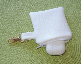 Mini Tasche - Taschenanhänger für Kleingeld , AirPod - mit  Karabiner