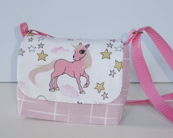 Kindertasche  - Kleine Umhängetasche - Kinder Handtasche - Einhorn