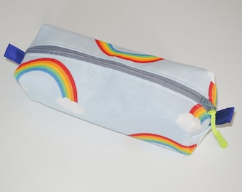 Federmäppchen - Stiftemäppchen - Schlampermäppchen für Kinder - Regenbogen