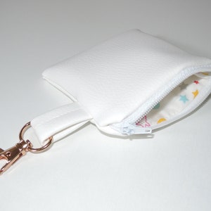 Mini Tasche Taschenanhänger für Kleingeld , AirPod mit Karabiner Bild 3