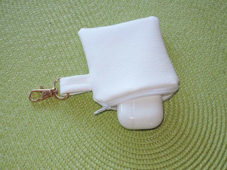 Mini Tasche Taschenanhänger für Kleingeld , AirPod mit Karabiner Bild 1