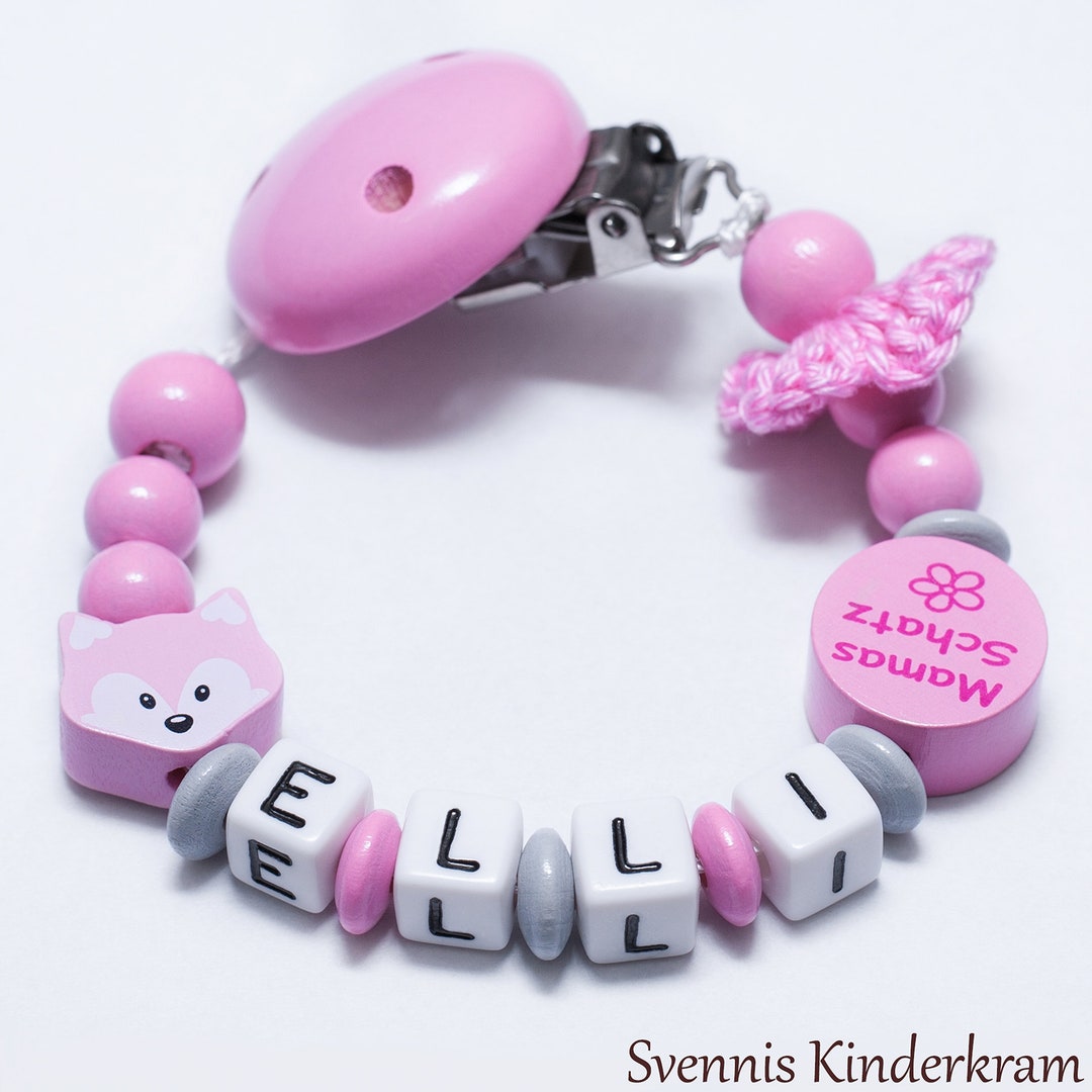 Pacifiers With Names Etsy