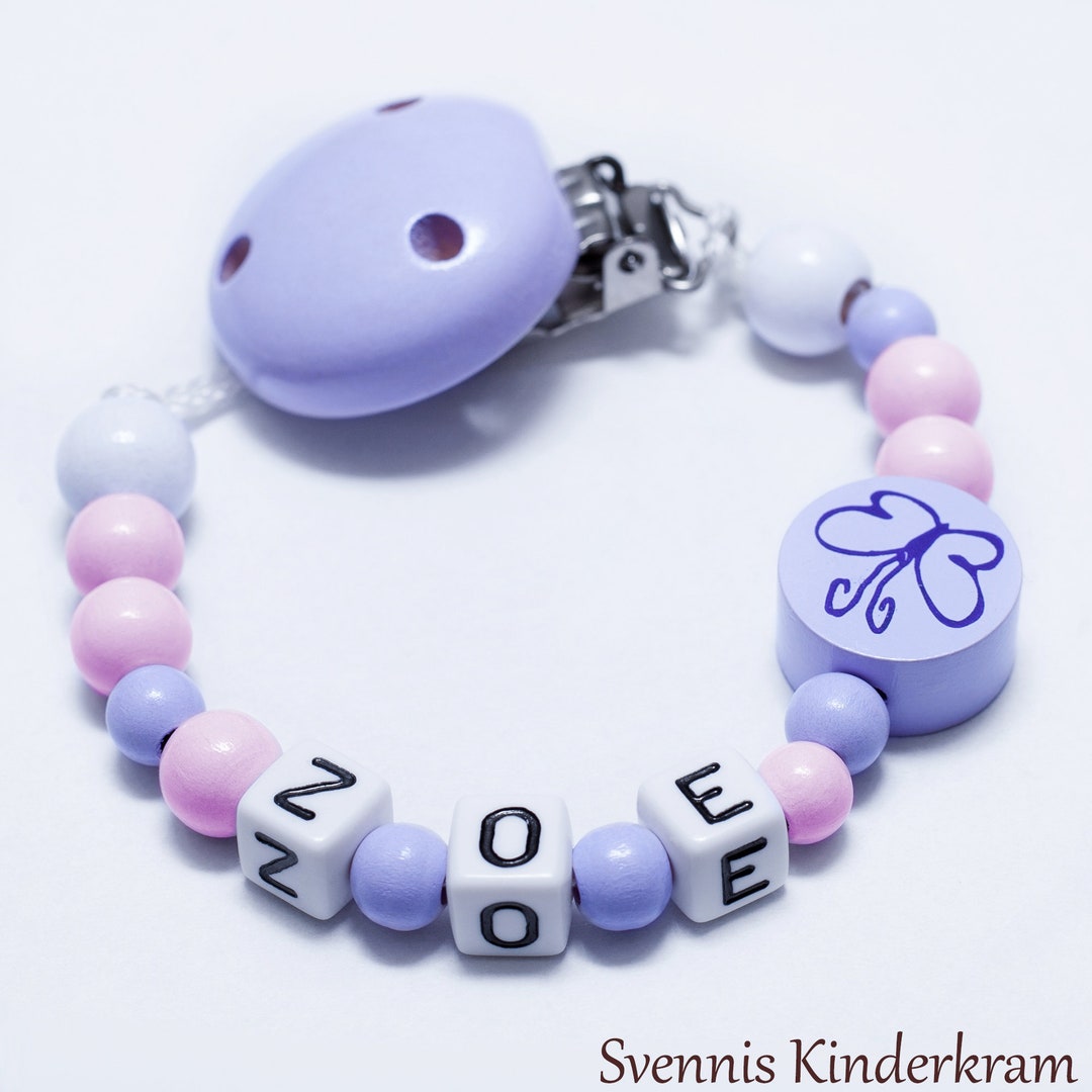 Pacifiers With Names Etsy