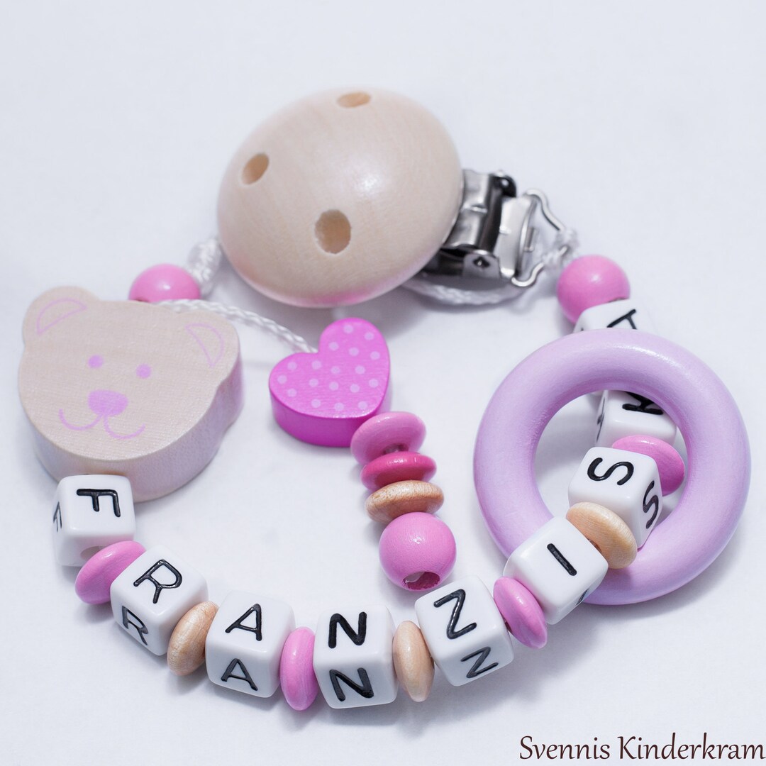Pacifiers With Names Etsy