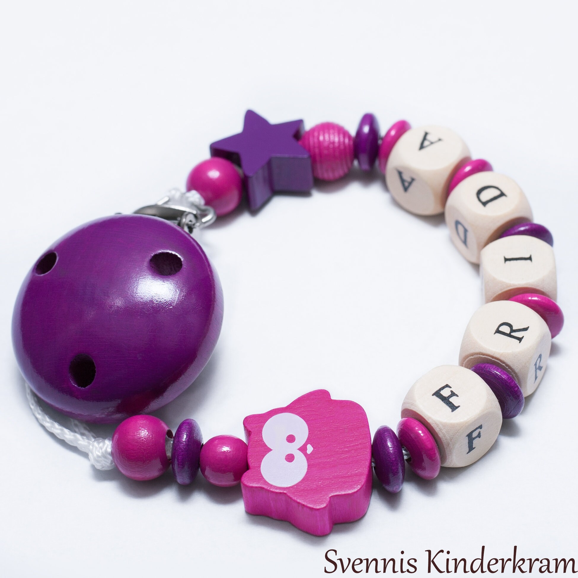 Pacifiers With Names Etsy