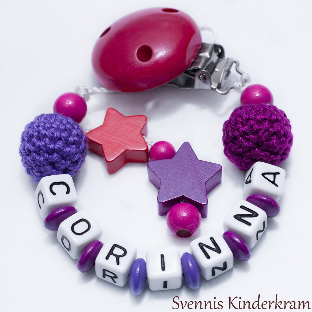 Pacifiers With Names Etsy