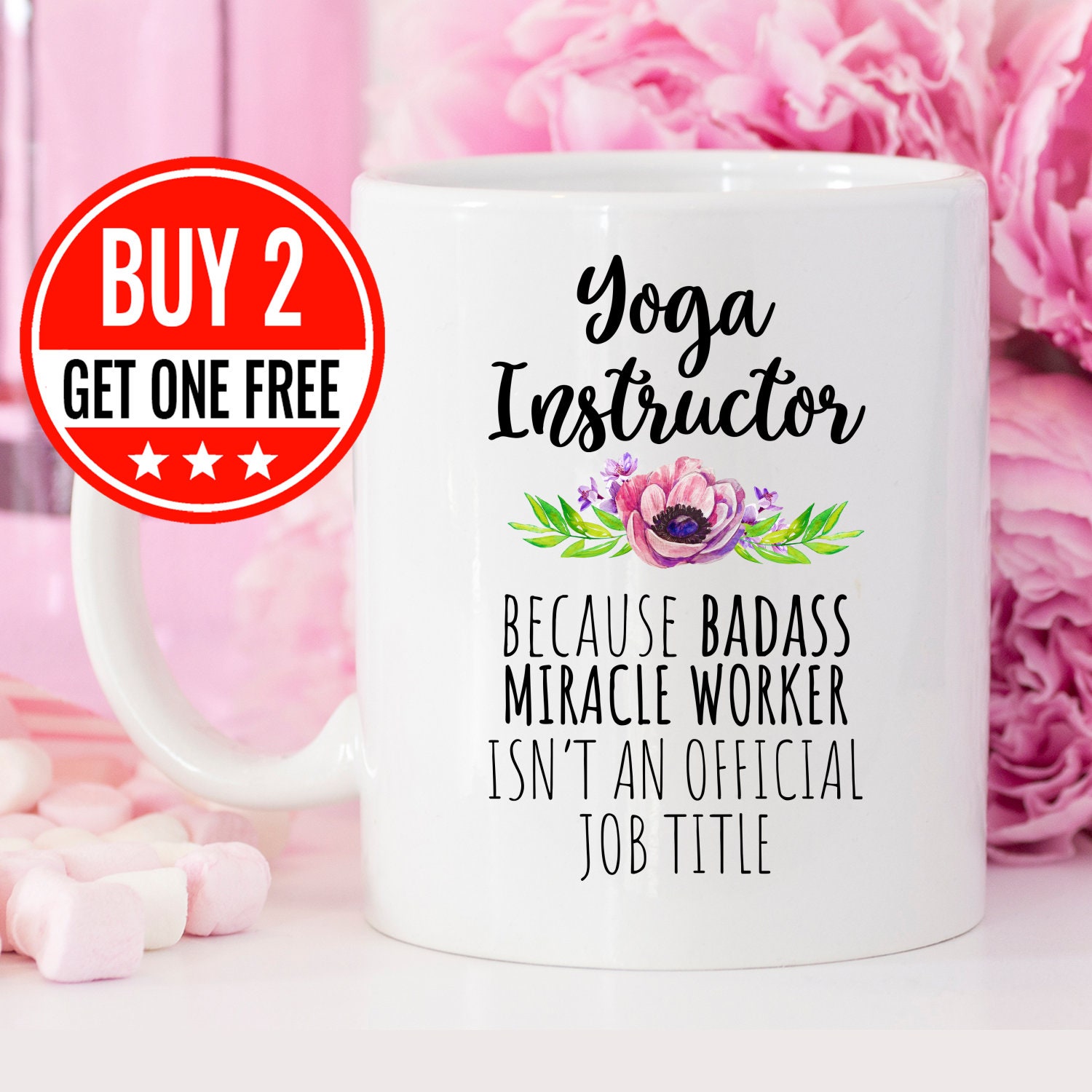 Yoga Instructor Gift Yoga Instructor Mug Yoga Instructor Etsy