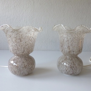 Pair of Murano glass table lamps