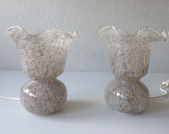 Pair of Murano glass table lamps