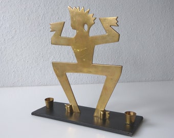 Candelabro étnico minimalista