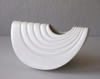Beautifully shaped Op Art vase by ASA