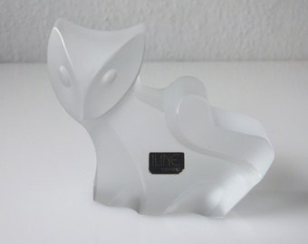 Shapely glass cat by ILINE