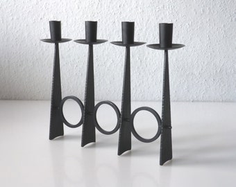 Minimalist 4-light candle holder