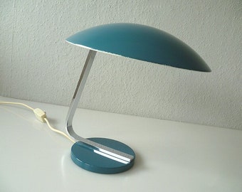 Petrol blue table lamp 6643 from Kaiser Leuchten