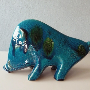XL ceramic wild boar by Ruscha
