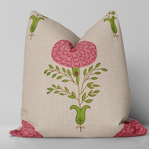 Marigold Pillow Cover / Red