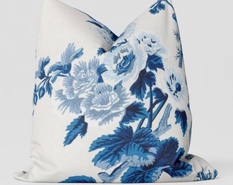 Hollyhock Pyne Indigo Pillow Cover