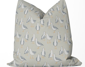 Laridea Seagull Pillow Cover/ Taupe